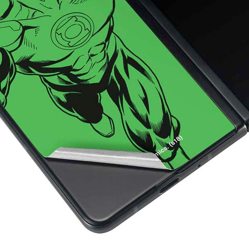 DC Comics Green Lantern Comic Pop Galaxy Z Fold4 5G Skin